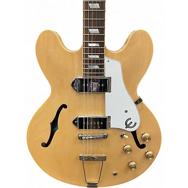Used Epiphone Casino Natural Hollow Body Electric Guitar