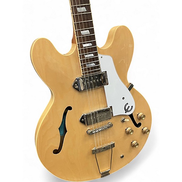 Used Epiphone Casino Natural Hollow Body Electric Guitar