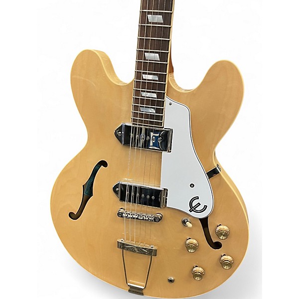 Used Epiphone Casino Natural Hollow Body Electric Guitar