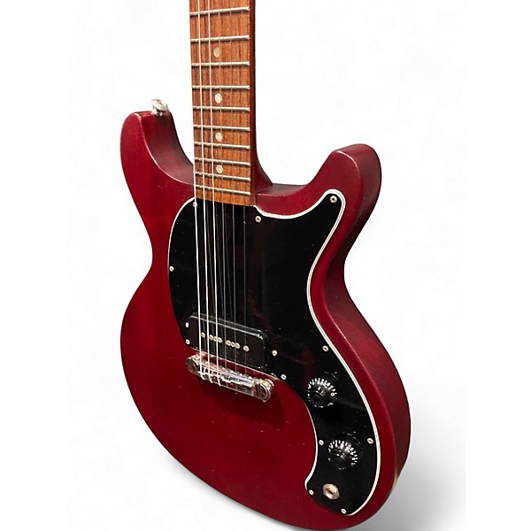 Used Gibson Les Paul Junior Double Cutaway Worn Cherry Solid Body Electric Guitar