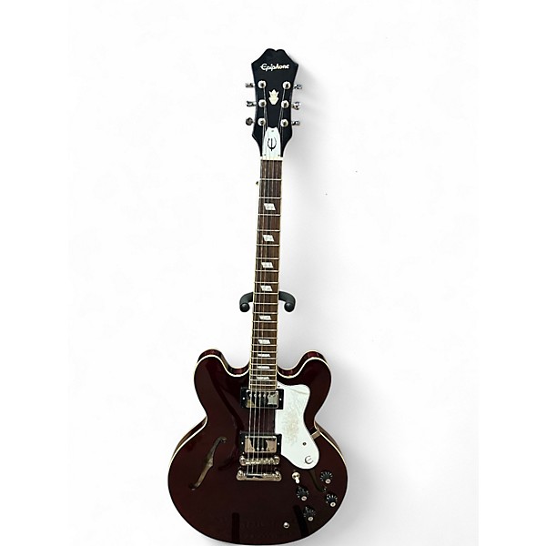Used Epiphone NOEL GALLAGHER RIVIERA Wine Red Hollow Body Electric Guitar