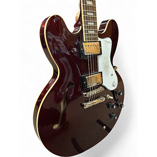 Used Epiphone NOEL GALLAGHER RIVIERA Wine Red Hollow Body Electric Guitar