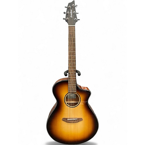 Used Breedlove Discovery S ED Concert 3 Color Sunburst Acoustic Electric Guitar