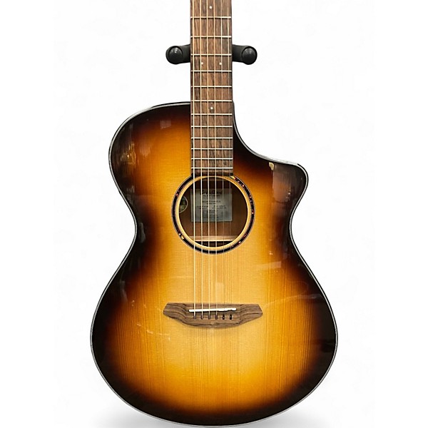 Used Breedlove Discovery S ED Concert 3 Color Sunburst Acoustic Electric Guitar