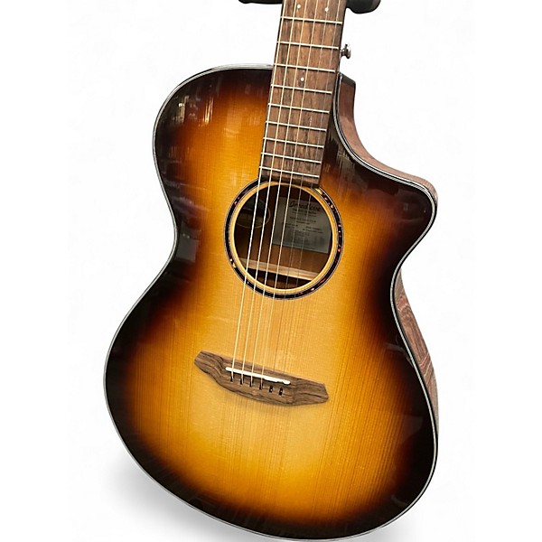 Used Breedlove Discovery S ED Concert 3 Color Sunburst Acoustic Electric Guitar