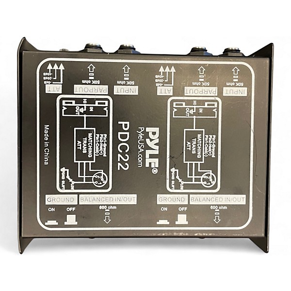 Used Pyle PDC22 Direct Box