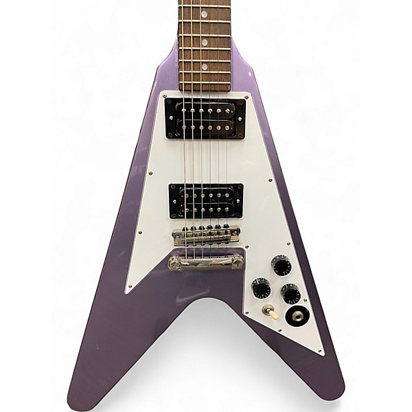 Used Epiphone 1979 Flying V Purple Solid Body Electric Guitar
