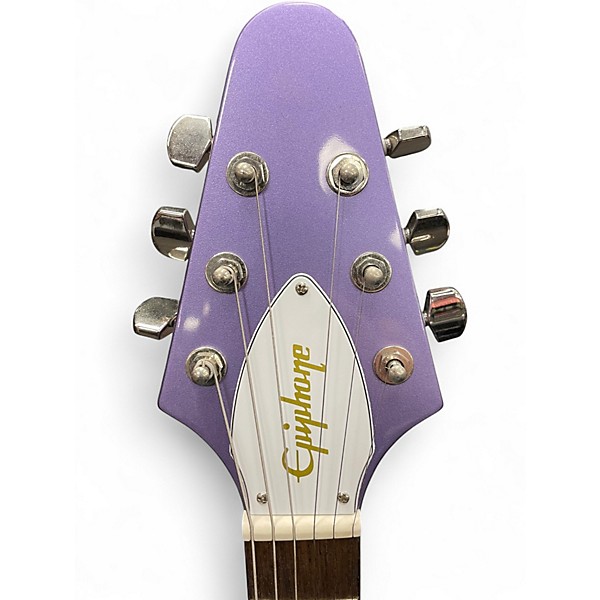 Used Epiphone 1979 Flying V Purple Solid Body Electric Guitar