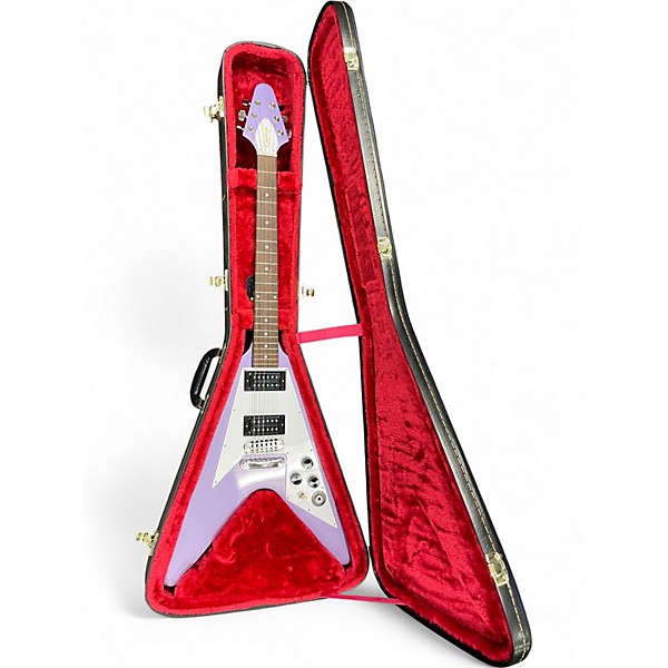 Used Epiphone 1979 Flying V Purple Solid Body Electric Guitar