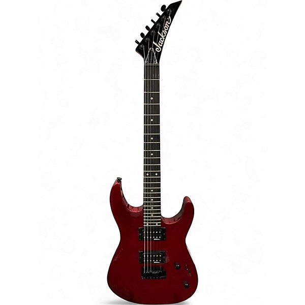 Used Jackson JS12 Dinky Red Solid Body Electric Guitar