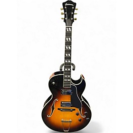 Used 2024 Eastman AR372CE 2 Tone Sunburst Hollow Body Electric Guitar