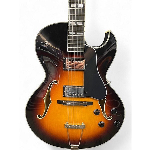 Used 2024 Eastman AR372CE 2 Tone Sunburst Hollow Body Electric Guitar