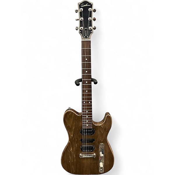 Used Godin Radium Worn Brown Solid Body Electric Guitar