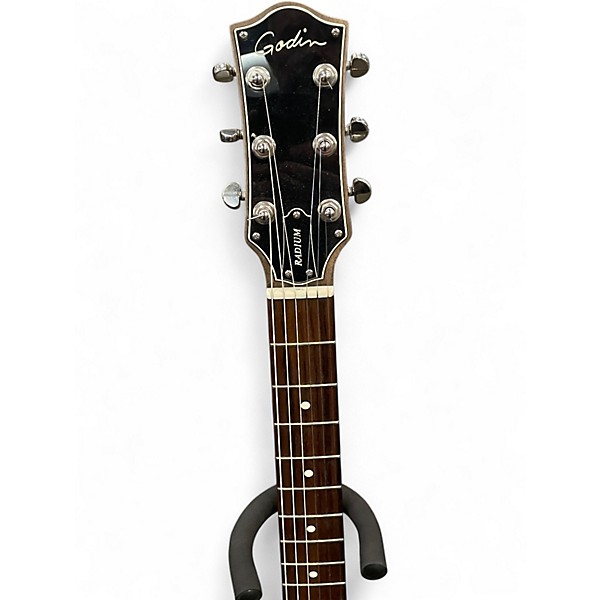 Used Godin Radium Worn Brown Solid Body Electric Guitar