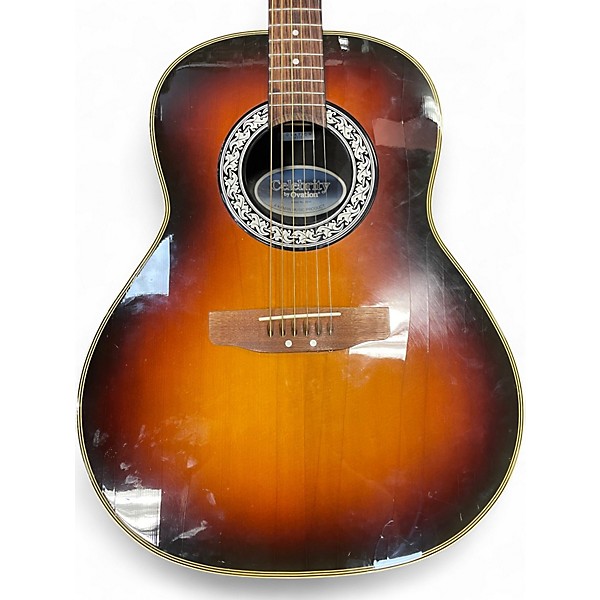 Used Ovation CC11 Celebrity 2 Tone Sunburst Acoustic Guitar