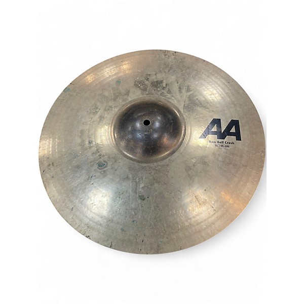 Used SABIAN 18in AA RAW BELL CRASH Cymbal