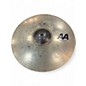 Used SABIAN 18in AA RAW BELL CRASH Cymbal
