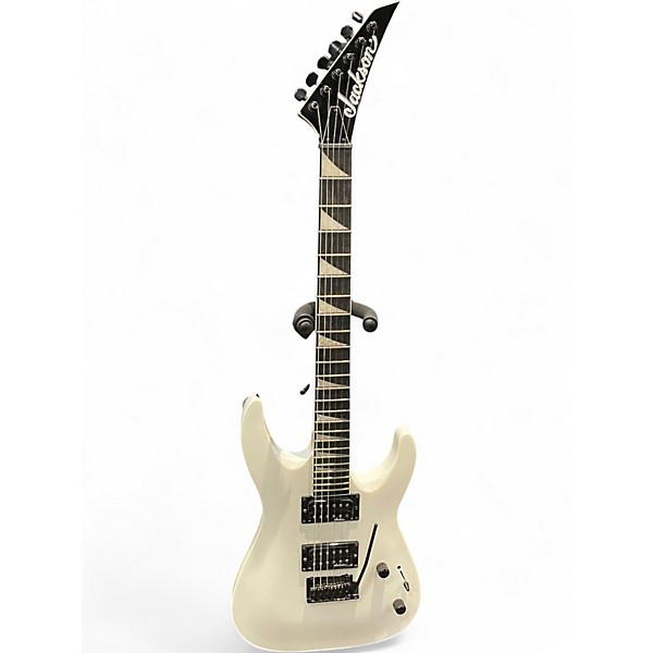 Used Jackson JS22 Dinky Snow White Solid Body Electric Guitar