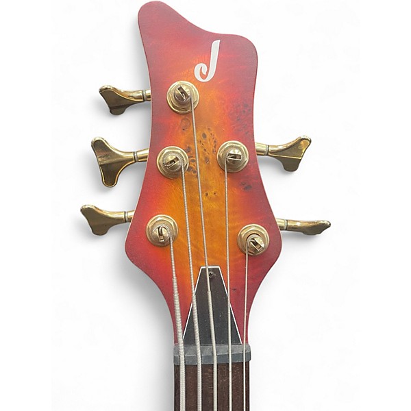 Used Jackson Pro Series Spectra Bass V Trans Red Electric Bass Guitar