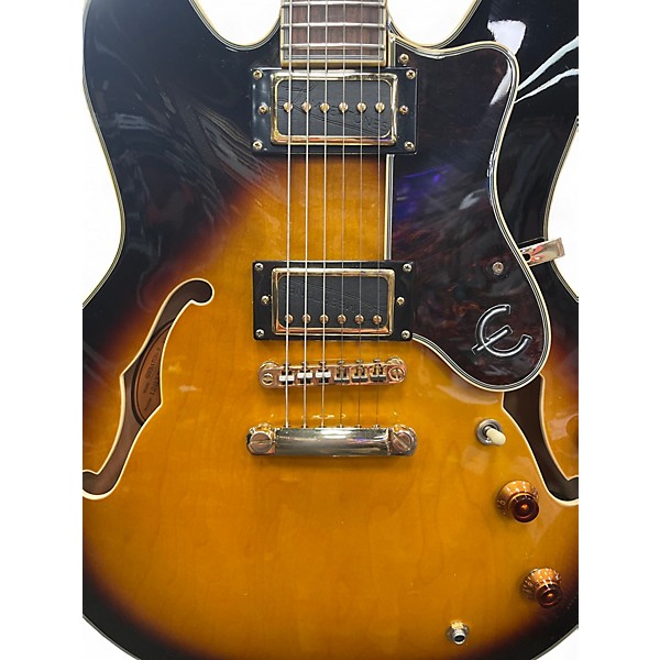 Used Epiphone Sheraton II 3 Color Sunburst Hollow Body Electric Guitar