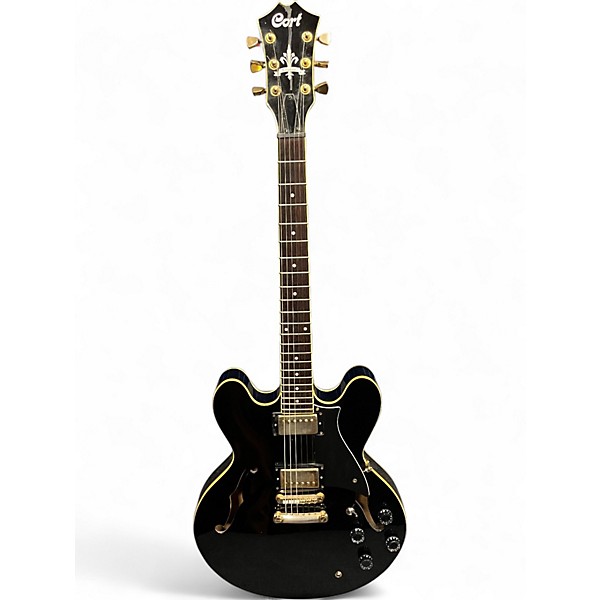 Used Cort source Black Hollow Body Electric Guitar