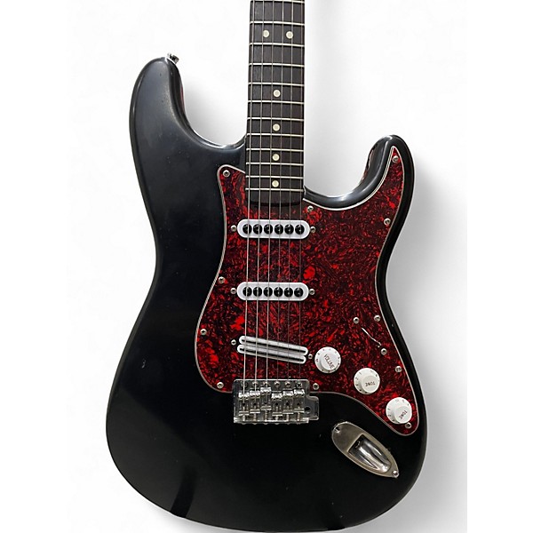 Used Fender Player Stratocaster Black Solid Body Electric Guitar