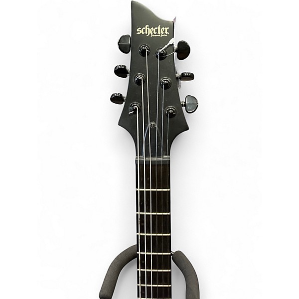 Used Schecter Guitar Research C-1 Platinum Blackout Black Solid Body Electric Guitar