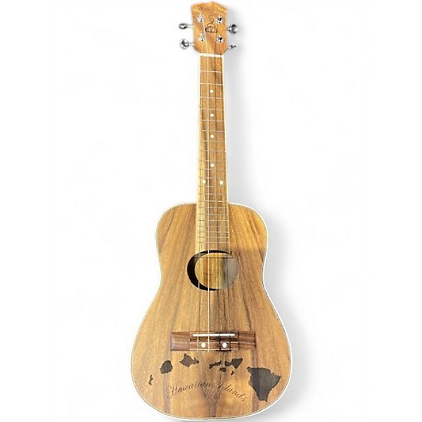 Used Hawaii Ukes Monkey Pod Natural Ukulele