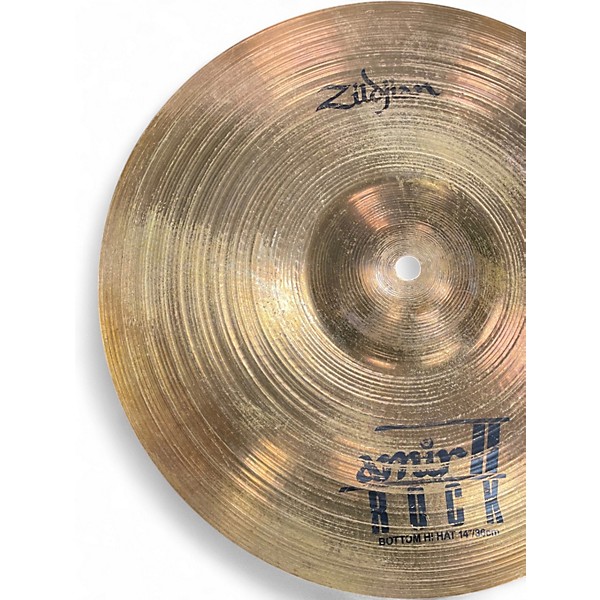 Used Zildjian 14in AMIR II ROCK BOTTOM Cymbal