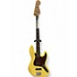 Used Fender Deluxe Active Jazz Bass Black and Yellow Electric Bass Guitar thumbnail