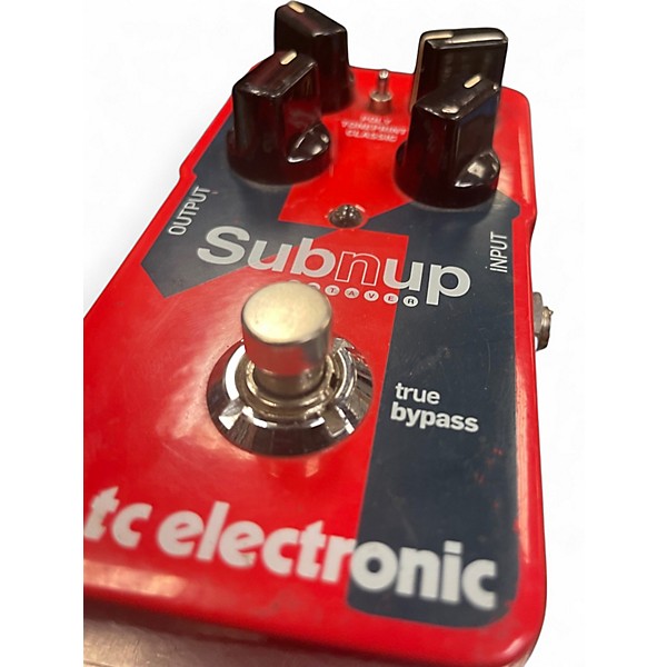 Used TC Electronic Sub N Up Octaver Effect Pedal