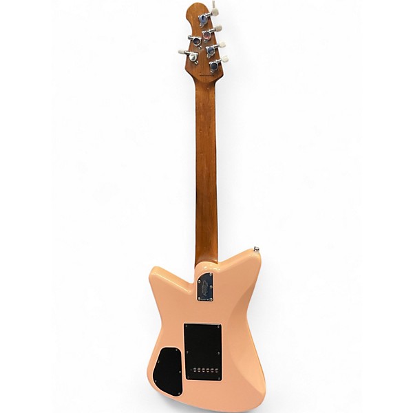 Used Sterling by Music Man Mariposa Shell Pink Solid Body Electric Guitar Shell Pink Solid Body Electric Guitar