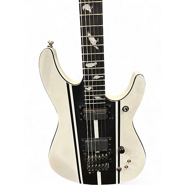 Used Schecter Guitar Research DJ ASHBA SIGNATURE Alpine White Solid Body Electric Guitar