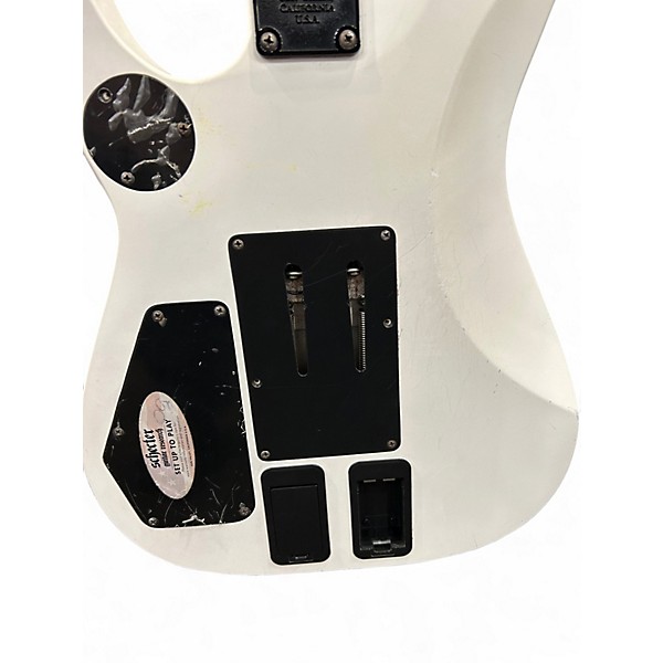 Used Schecter Guitar Research DJ ASHBA SIGNATURE Alpine White Solid Body Electric Guitar