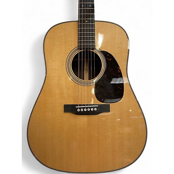 Used Martin HD28E Fishman Aura VT Enhance Standard Dreadnought Natural Acoustic Electric Guitar