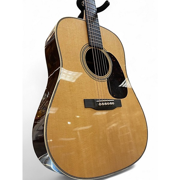 Used Martin HD28E Fishman Aura VT Enhance Standard Dreadnought Natural Acoustic Electric Guitar