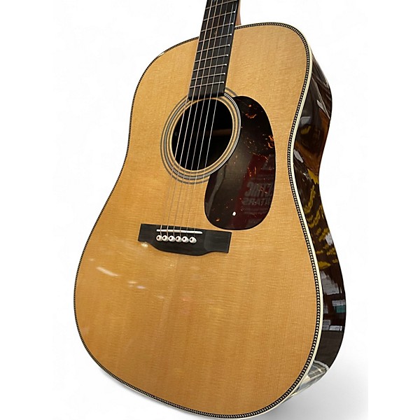 Used Martin HD28E Fishman Aura VT Enhance Standard Dreadnought Natural Acoustic Electric Guitar