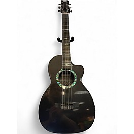 Used RainSong COPA9000NS Carbon Fiber Black Classical Acoustic Electric Guitar