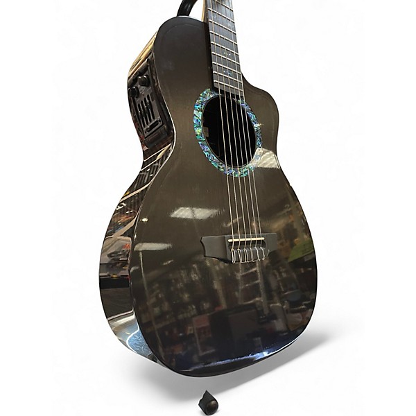 Used RainSong COPA9000NS Carbon Fiber Black Classical Acoustic Electric Guitar