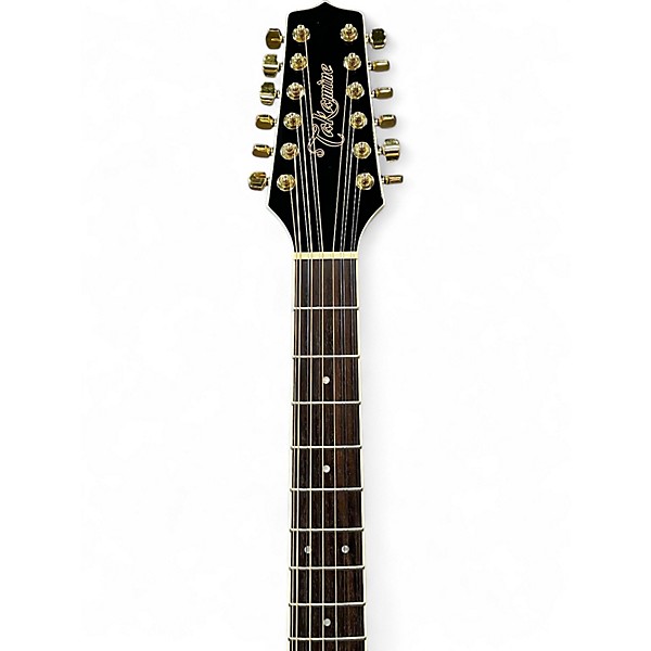 Used Takamine GD37CE-12-PW Pearl White 12 String Acoustic Electric Guitar