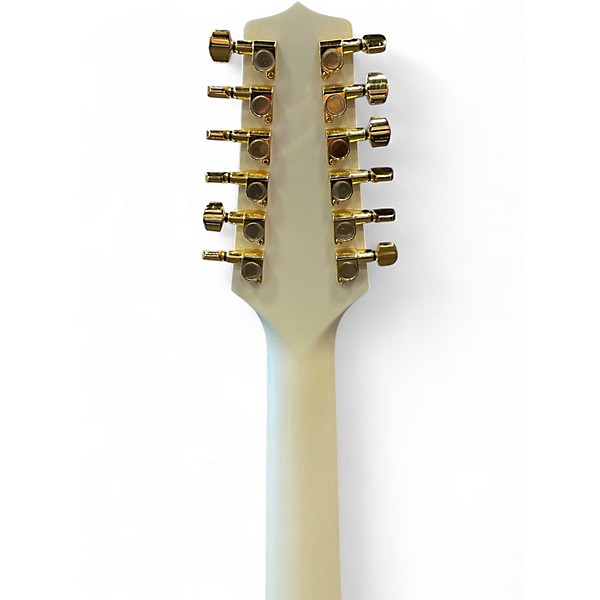 Used Takamine GD37CE-12-PW Pearl White 12 String Acoustic Electric Guitar