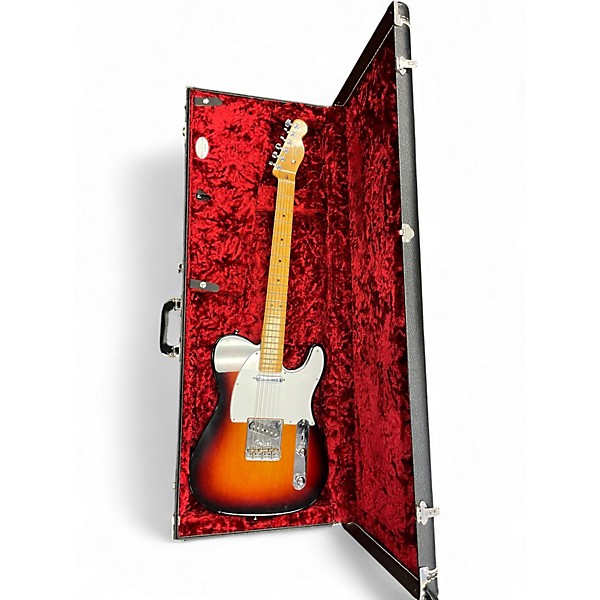 Used Fender American Professional II Telecaster 3 Color Sunburst Solid Body Electric Guitar