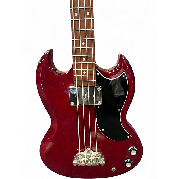Used Epiphone EB0 Cherry Electric Bass Guitar