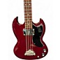 Used Epiphone EB0 Cherry Electric Bass Guitar