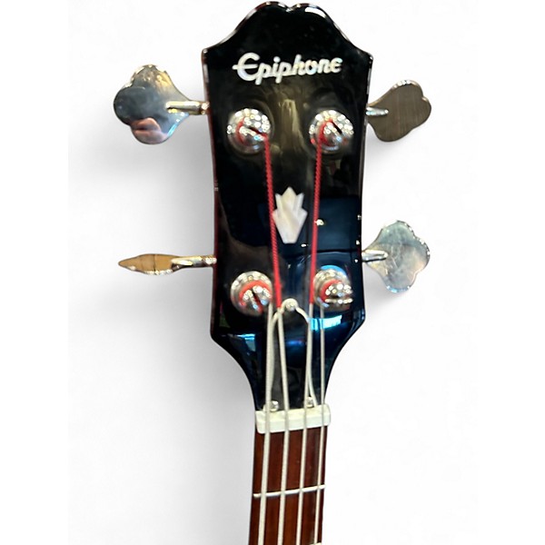 Used Epiphone EB0 Cherry Electric Bass Guitar