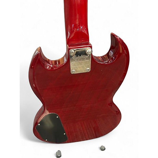 Used Epiphone EB0 Cherry Electric Bass Guitar