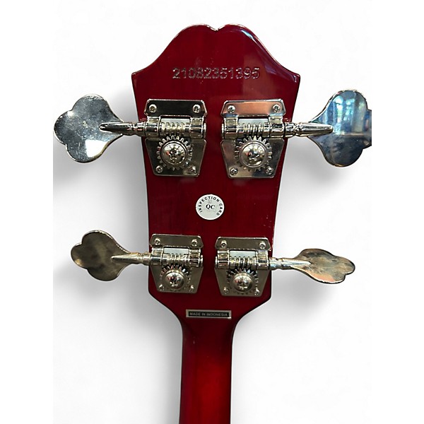 Used Epiphone EB0 Cherry Electric Bass Guitar