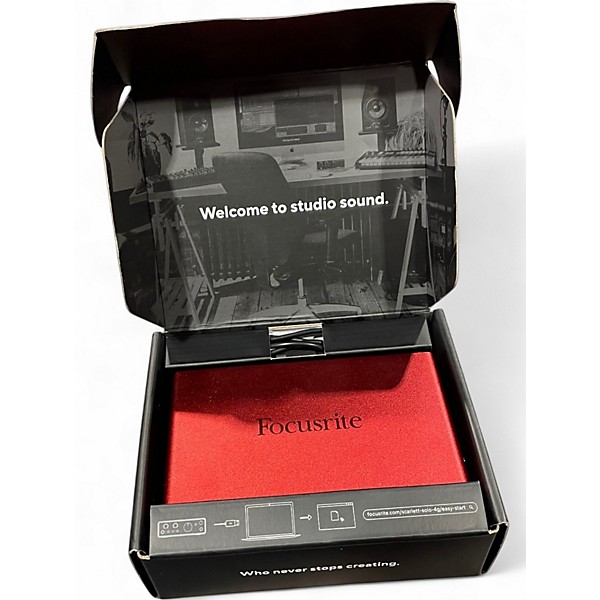 Used Focusrite Scarlett Solo Audio Interface