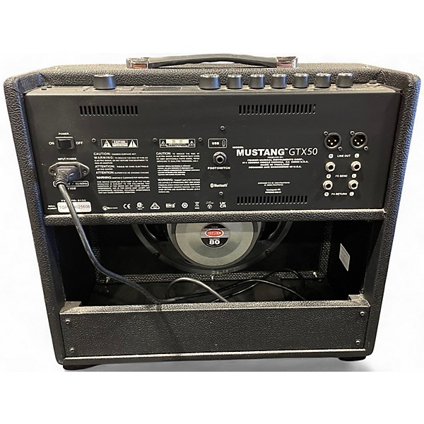 Used Fender GTX50 Mustang 1X12 Guitar Combo Amp