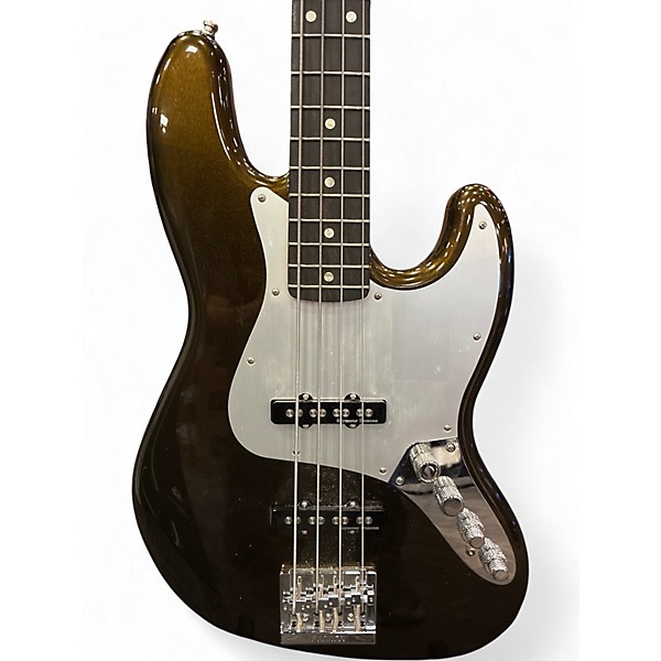 Used 2024 Fender AMERICAN ULTRA II JAZZ BASS Brown Electric Bass Guitar